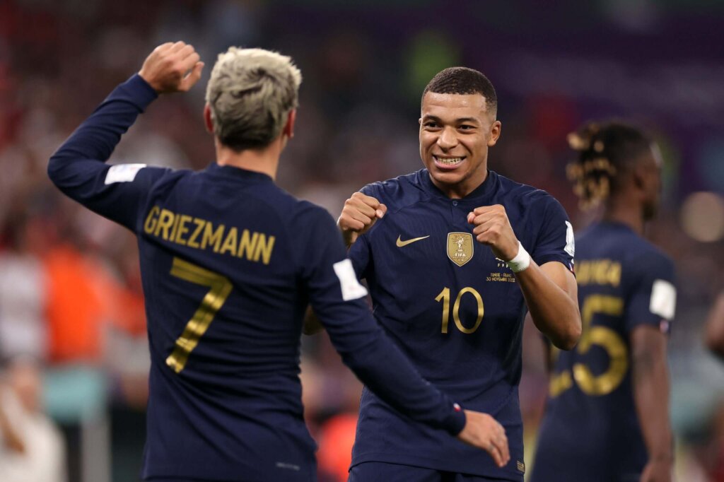 Mbappé et Griezmann en équipe de France