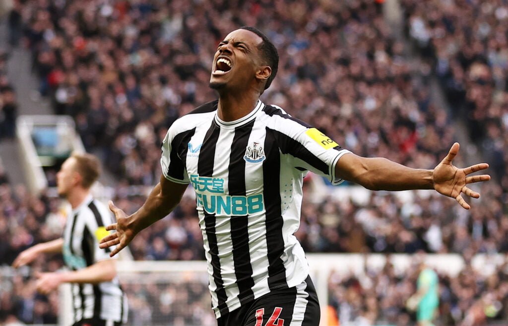 Alexander Isak, l'attaquant de Newcastle