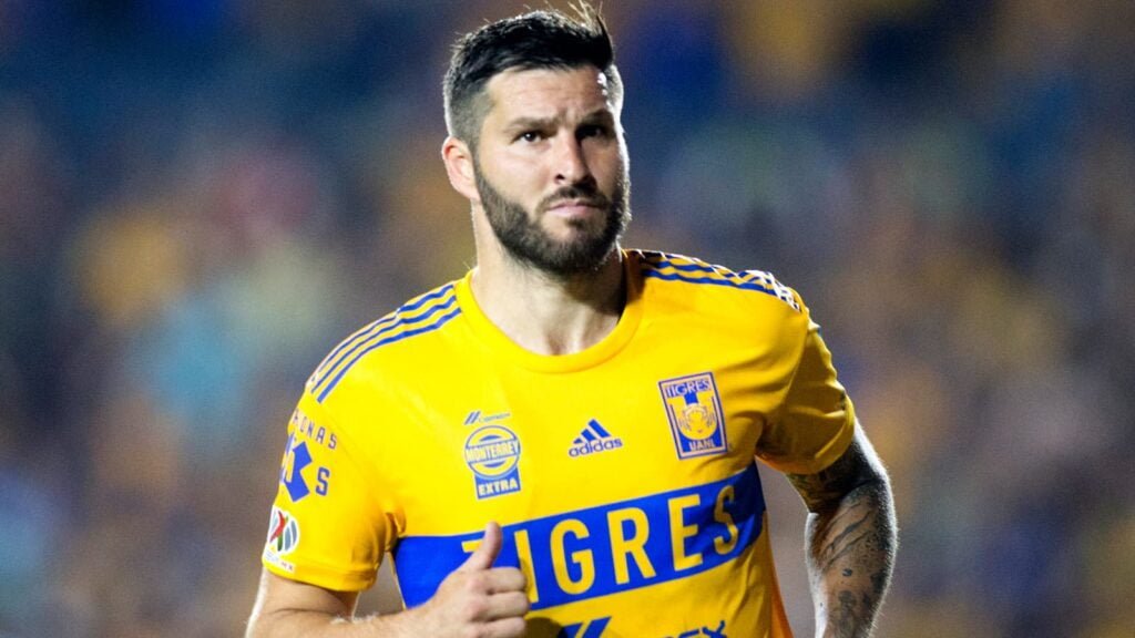 André-Pierre Gignac l'attaquant des Tigres de Monterrey