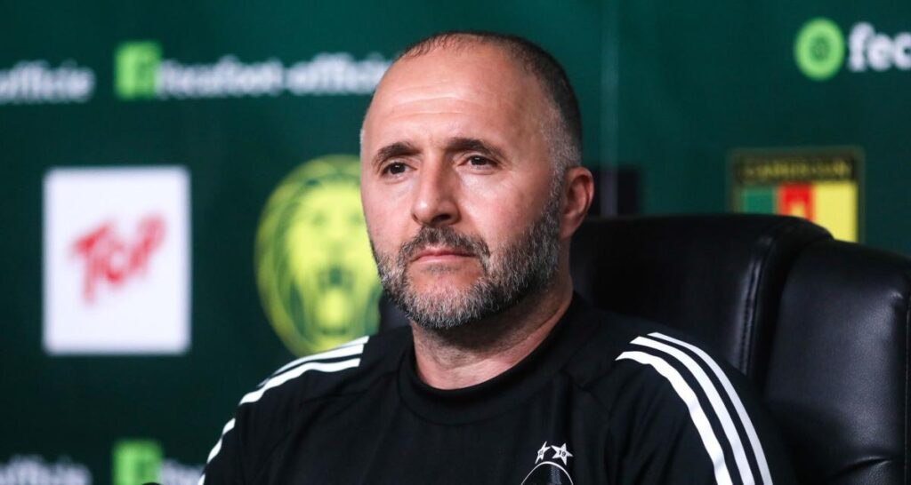 Djamel Belmadi est le sélectionneur de l'équipe d'Algérie