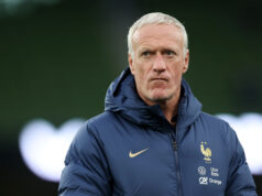 Didier Deschamps, le sélectionneur de l'équipe de France en route pour l'Euro 2024
