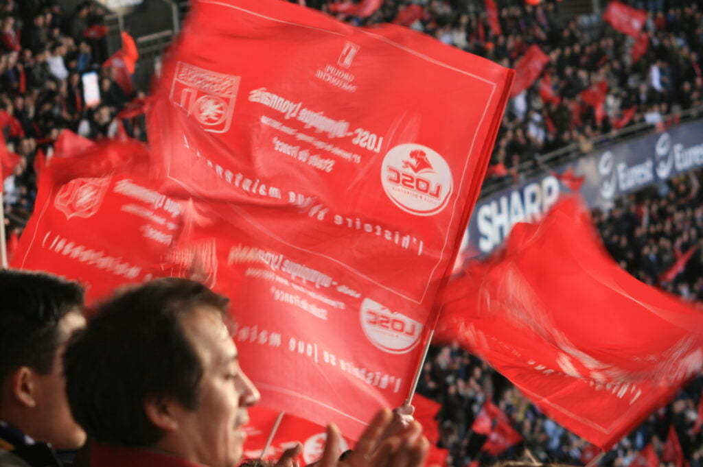 Le drapeau du LOSC