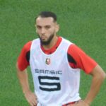 Amine Gouri, l'attaquant du Stade Rennais