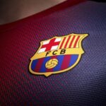 Le maillot et logo du FC Barcelona
