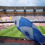 San Paolo le stade du Napoli appelé maintenant Stade Diego Maradona