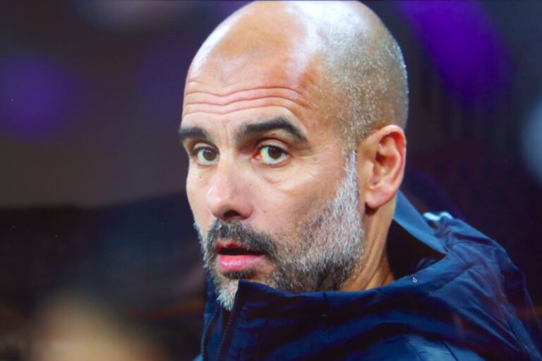 Pep Guardiola, entraineur de Manchester City