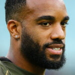 Alexandre Lacazette, attaquant de l'Olympique Lyonnais en Ligue 1