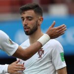 Bruno Fernandes, milieu offensif de Manchester United et du Portugal
