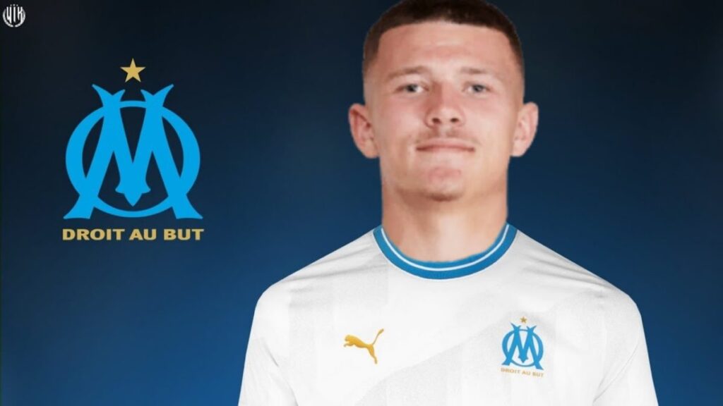 Quentin Merlin, défenseur de l'OM