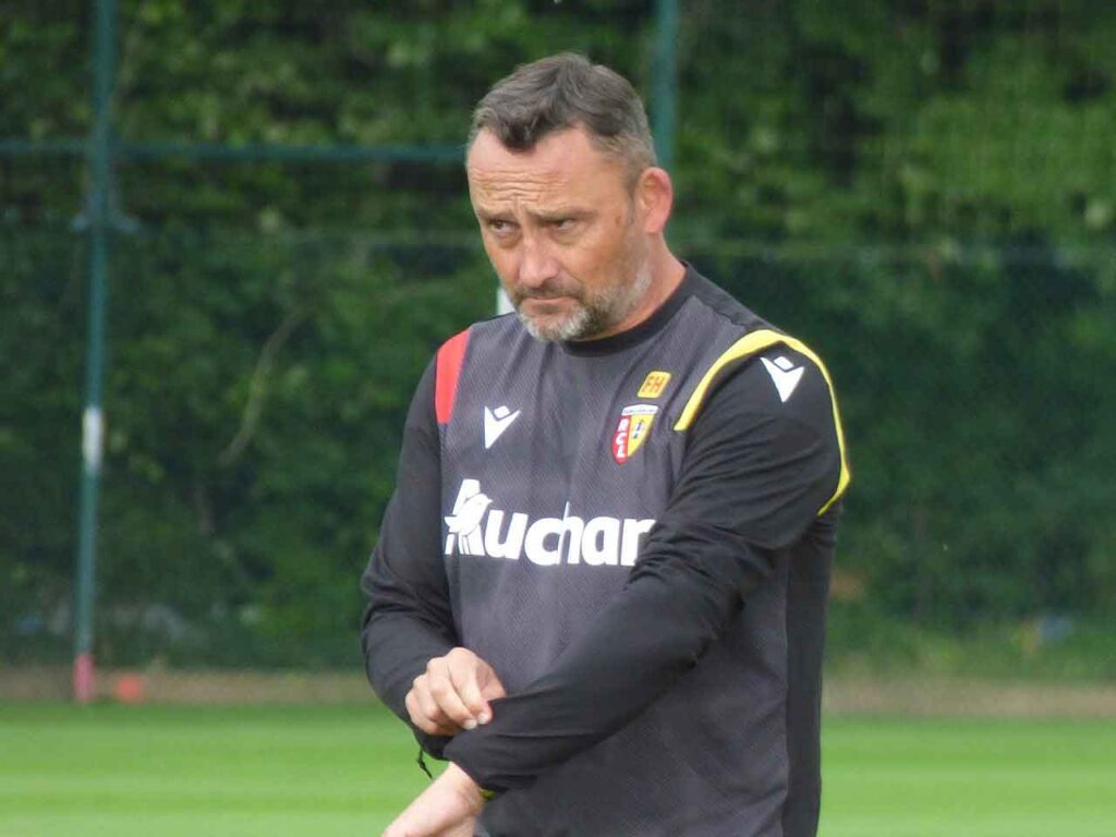 Franck Haise, entraineur du RC Lens