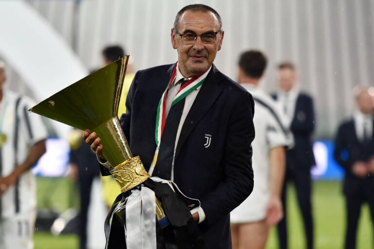 Maurizio Sarri, ex-entraîneur de la Lazio Roma