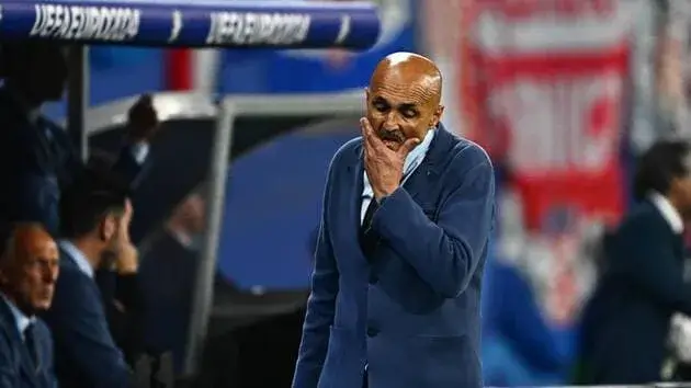 Luciano Spalletti déçu avec l'Italie pendant l'Euro 2024