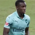 Eddie Nketiah, attaquant d'Arsenal