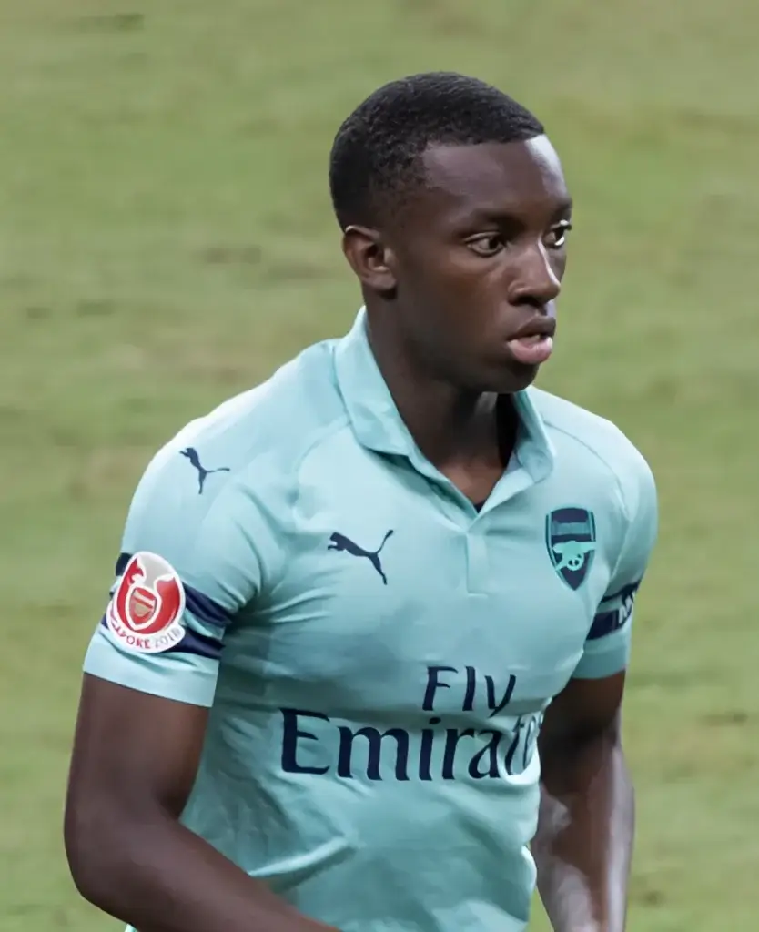 Eddie Nketiah, attaquant d'Arsenal