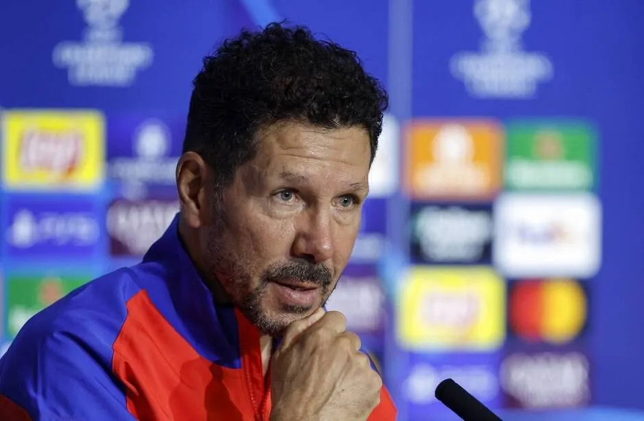 Diego Simeone, coach de l'Atletico Madrid