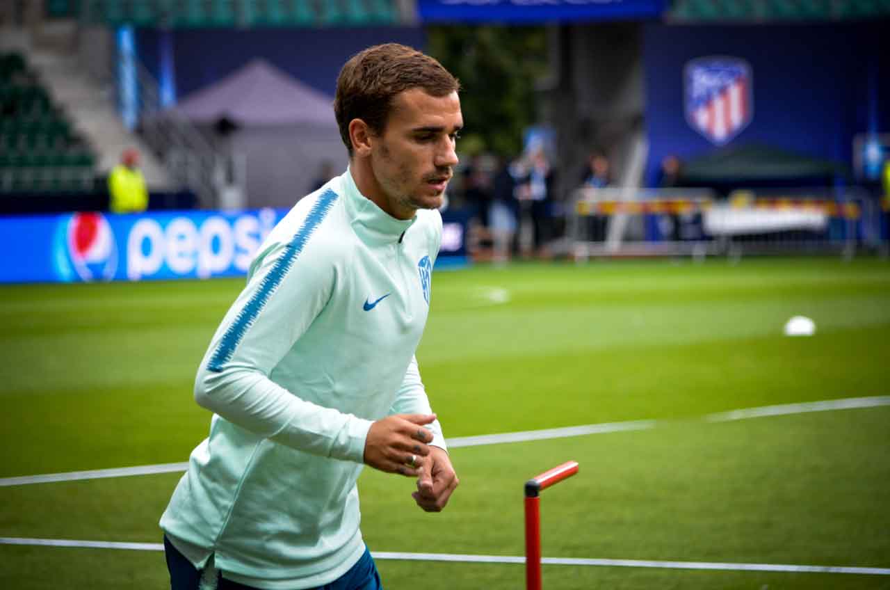 Antoine Griezmann, footballeur de l'Atletico Madrid