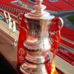 Le trophée du vainqueur de la FA Cup, la Coupe d'Angleterre de football